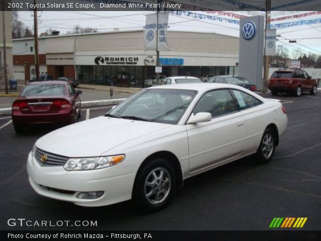 2002 Toyota Solara SE Coupe in Diamond White Pearl
