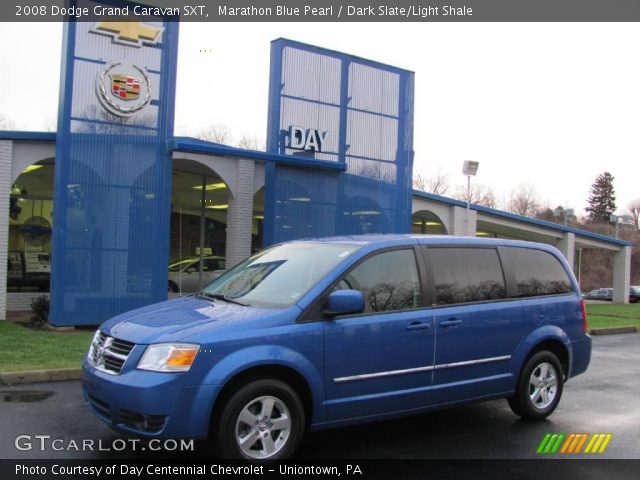 2008 Dodge Grand Caravan SXT in Marathon Blue Pearl