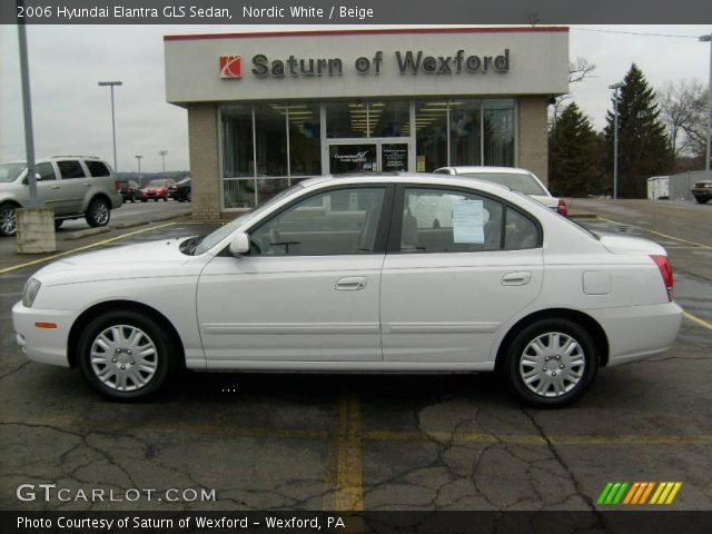 2006 Hyundai Elantra GLS Sedan in Nordic White