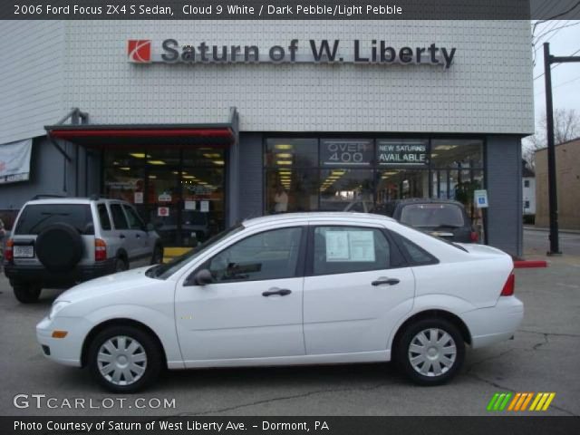 2006 Ford Focus ZX4 S Sedan in Cloud 9 White