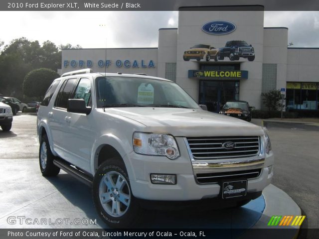 2010 Ford Explorer XLT in White Suede