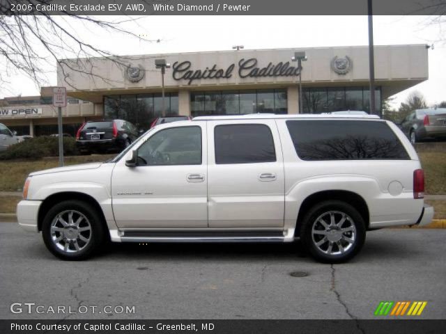 2006 Cadillac Escalade ESV AWD in White Diamond