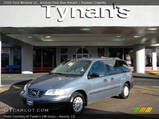 2000 Ford Windstar LX in Medium Steel Blue Metallic