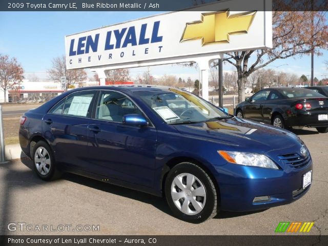 2009 Toyota Camry LE in Blue Ribbon Metallic