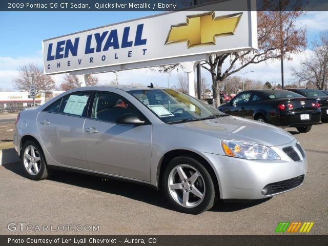 2009 Pontiac G6 GT Sedan in Quicksilver Metallic