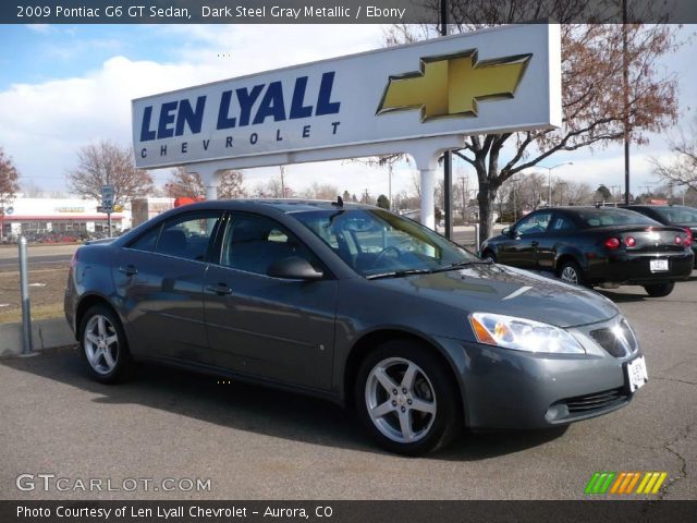 2009 Pontiac G6 GT Sedan in Dark Steel Gray Metallic