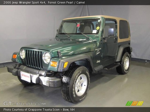 2000 Jeep Wrangler Sport 4x4 in Forest Green Pearl