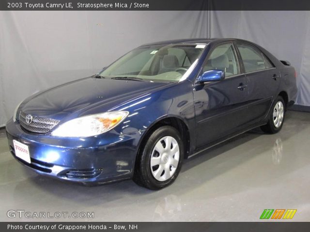 2003 Toyota Camry LE in Stratosphere Mica