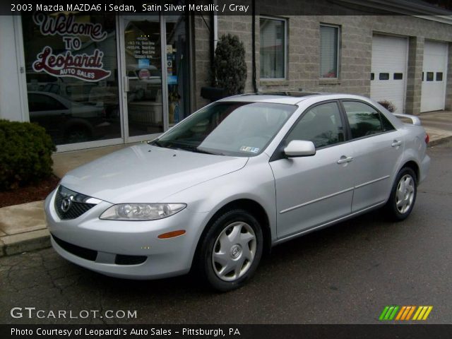 2003 Mazda MAZDA6 i Sedan in Satin Silver Metallic