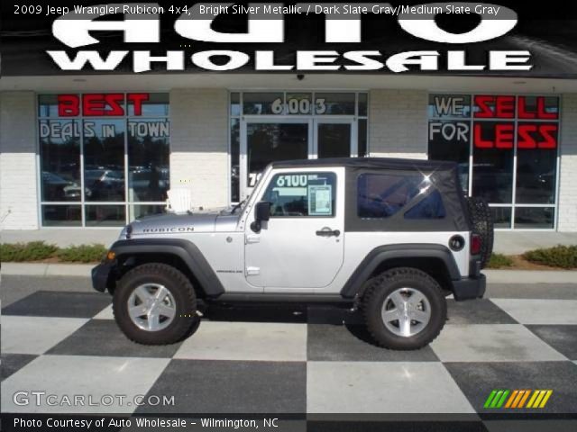 2009 Jeep Wrangler Rubicon 4x4 in Bright Silver Metallic