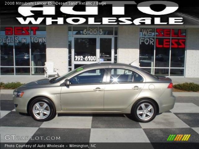 2008 Mitsubishi Lancer ES in Desert Sand Metallic