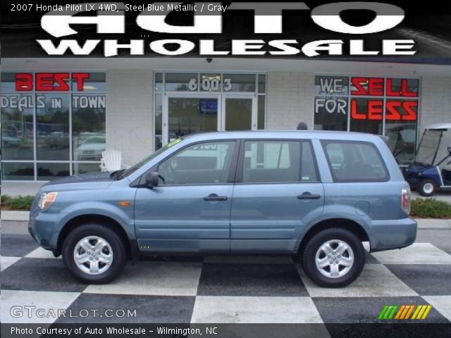 2007 Honda Pilot LX 4WD in Steel Blue Metallic