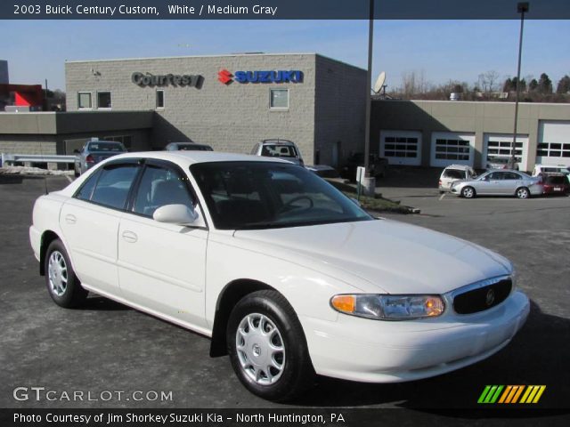 2003 Buick Century Custom in White