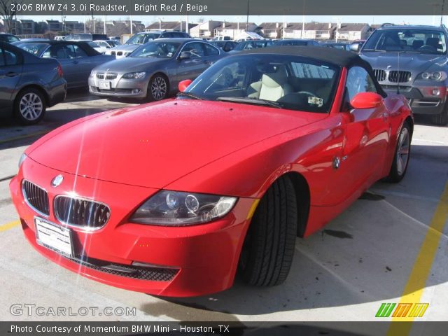 2006 BMW Z4 3.0i Roadster in Bright Red
