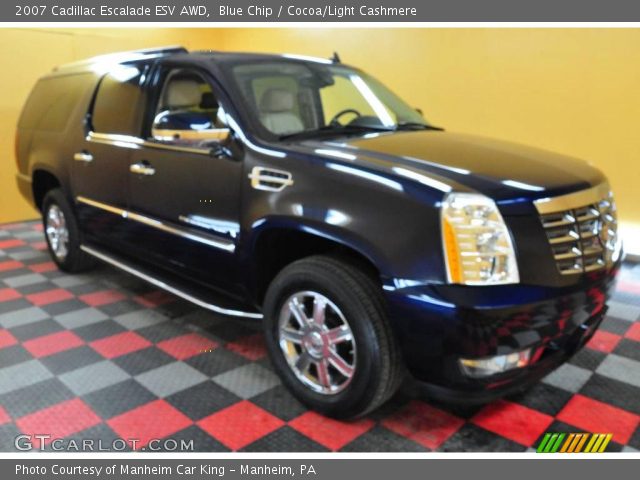 2007 Cadillac Escalade ESV AWD in Blue Chip