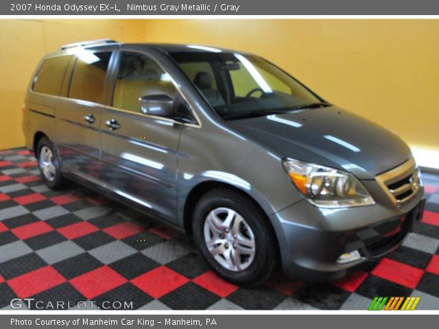 2007 Honda Odyssey EX-L in Nimbus Gray Metallic