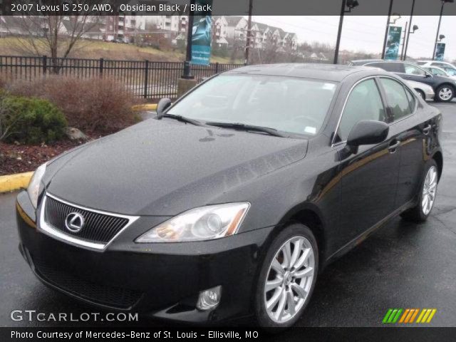 2007 Lexus IS 250 AWD in Obsidian Black