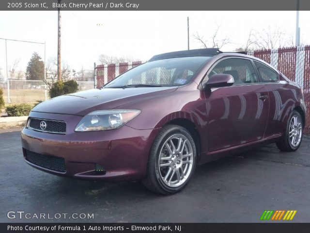 Black Cherry Pearl 2005 Scion Tc Dark Gray Interior