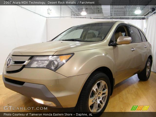 2007 Acura MDX Technology in Desert Rock Metallic