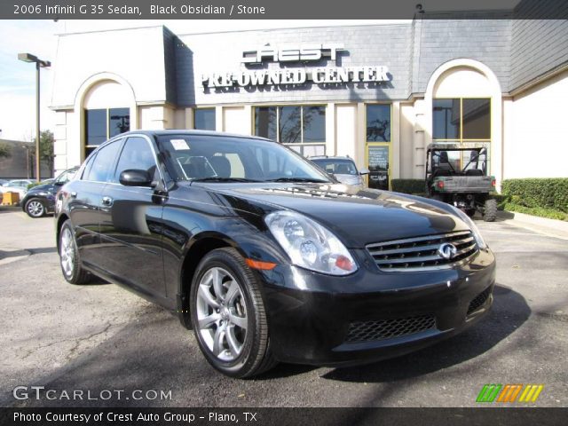 2006 Infiniti G 35 Sedan in Black Obsidian