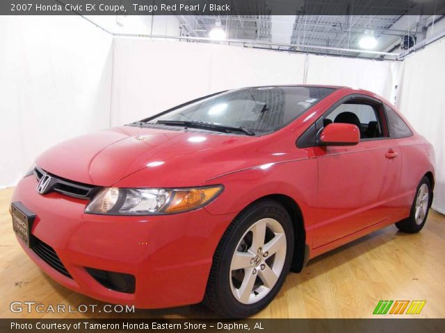 2007 Honda Civic EX Coupe in Tango Red Pearl