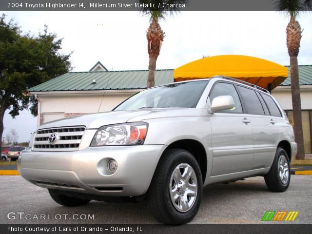 2004 Toyota Highlander I4 in Millenium Silver Metallic