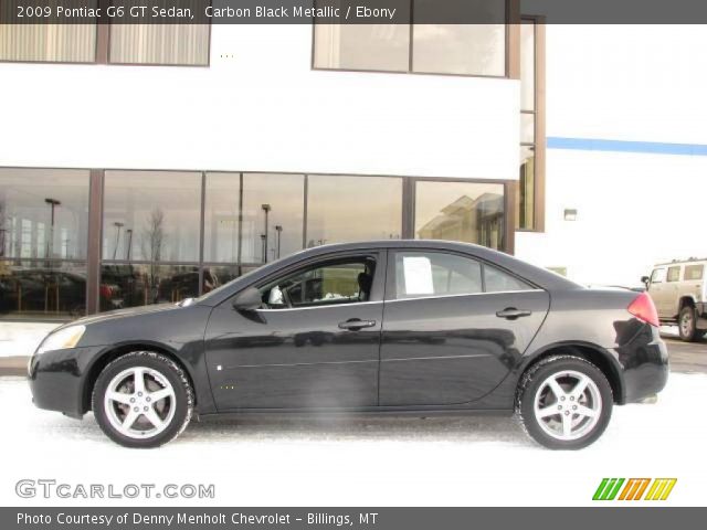 2009 Pontiac G6 GT Sedan in Carbon Black Metallic