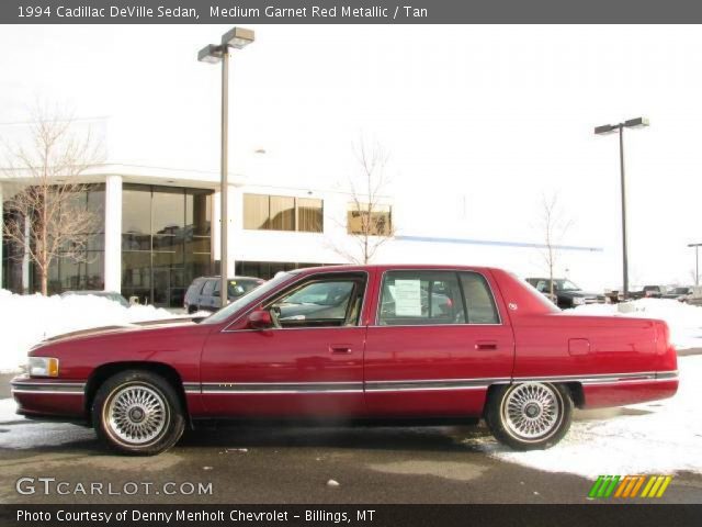1994 Cadillac DeVille Sedan in Medium Garnet Red Metallic