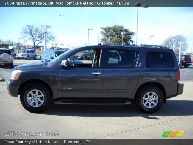 2004 Nissan Armada SE Off Road in Smoke Metallic