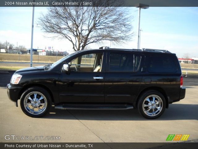 2004 Nissan Armada LE in Galaxy Metallic