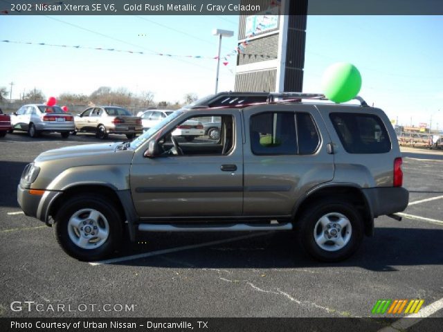 2002 Nissan Xterra SE V6 in Gold Rush Metallic