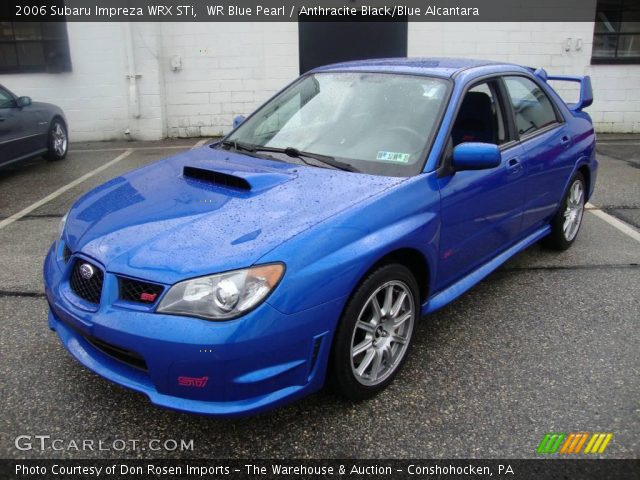 2006 Subaru Impreza WRX STi in WR Blue Pearl