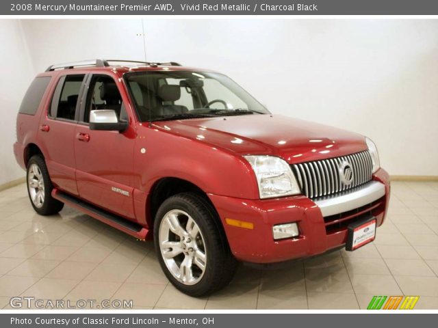 2008 Mercury Mountaineer Premier AWD in Vivid Red Metallic