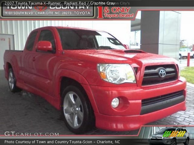 2007 Toyota Tacoma X-Runner in Radiant Red