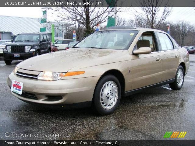 2001 Saturn L Series L200 Sedan in Medium Gold