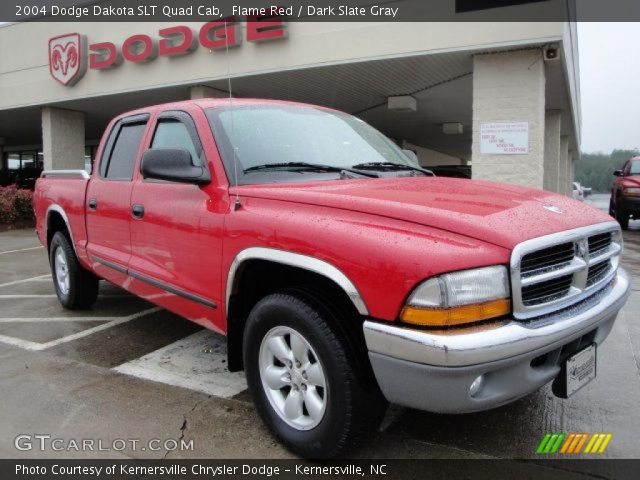2004 Dodge Dakota SLT Quad Cab in Flame Red