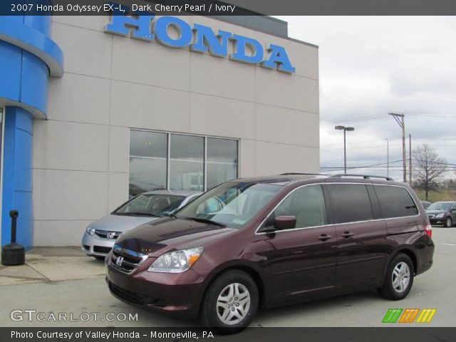 2007 Honda Odyssey EX-L in Dark Cherry Pearl