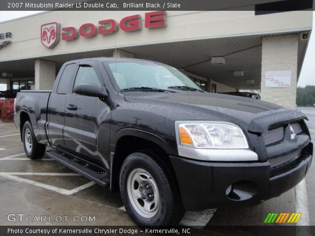 2007 Mitsubishi Raider LS Double Cab in Brilliant Black