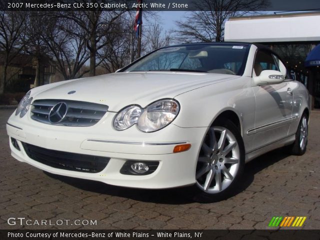2007 Mercedes-Benz CLK 350 Cabriolet in Arctic White