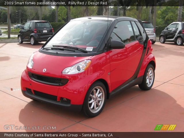 2009 Smart fortwo passion cabriolet in Rally Red