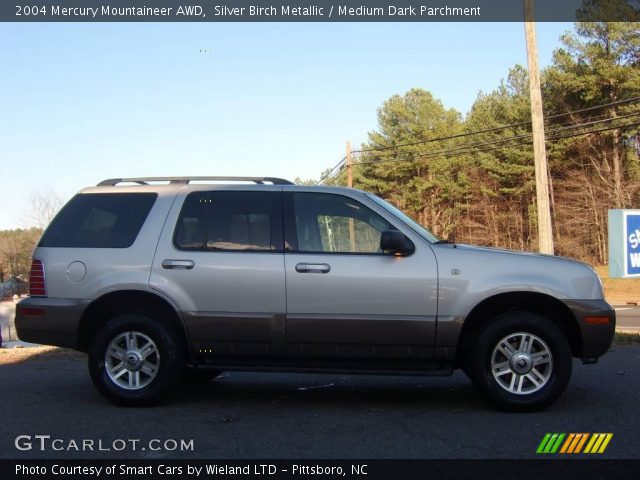 2004 Mercury Mountaineer AWD in Silver Birch Metallic