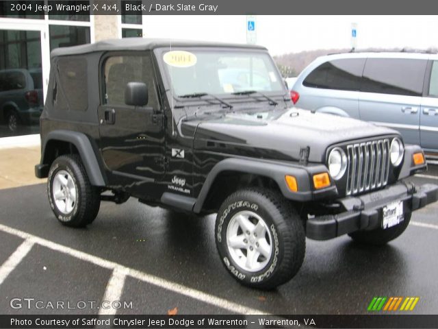 2004 Jeep Wrangler X 4x4 in Black