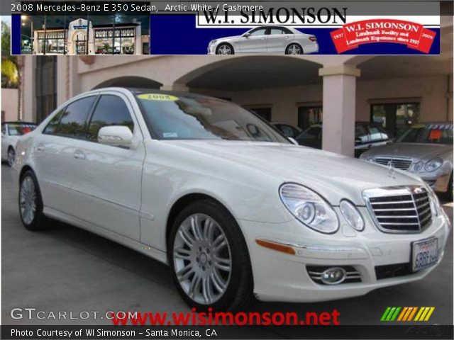 2008 Mercedes-Benz E 350 Sedan in Arctic White