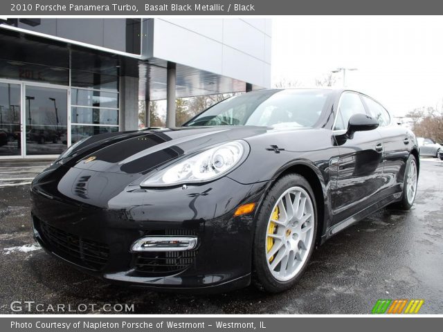 2010 Porsche Panamera Turbo in Basalt Black Metallic