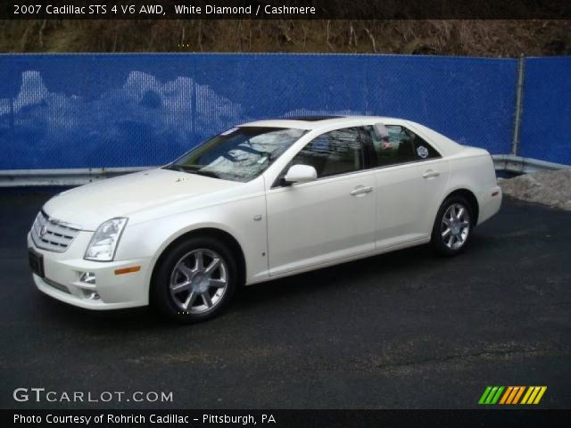 2007 Cadillac STS 4 V6 AWD in White Diamond