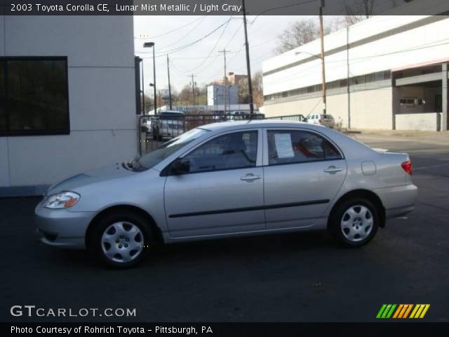 2003 Toyota Corolla CE in Lunar Mist Metallic