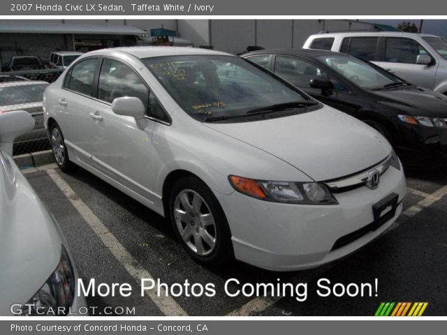 2007 Honda Civic LX Sedan in Taffeta White