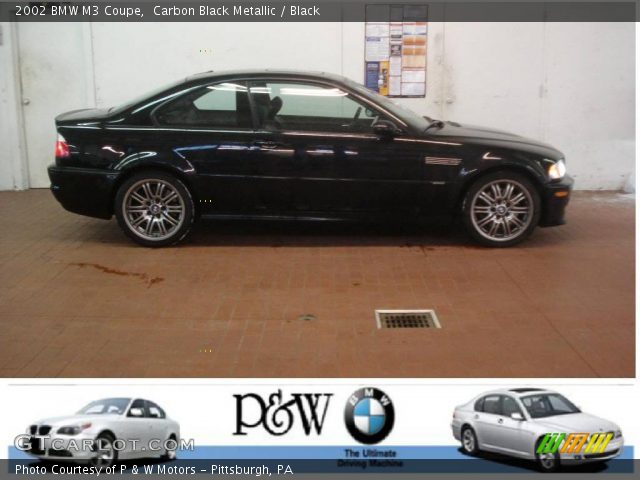 2002 BMW M3 Coupe in Carbon Black Metallic