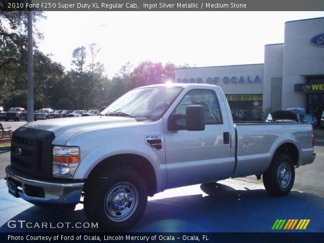 2010 Ford F250 Super Duty XL Regular Cab in Ingot Silver Metallic