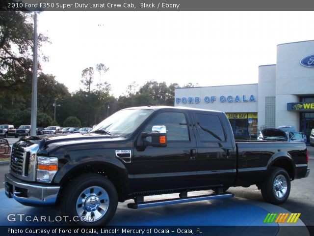 2010 Ford F350 Super Duty Lariat Crew Cab in Black